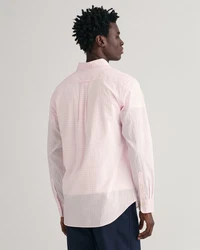 Gant Langarmhemd navy/rosa/rot/weiß