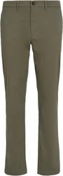 Tommy Hilfiger Chinohose CHINO DENTON PRINTED STRUCTURE Khaki/Dunkelgrün