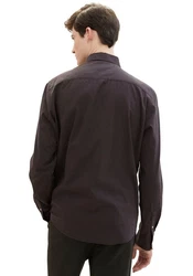 TOM TAILOR Denim Langarmhemd mit Knopfleiste 