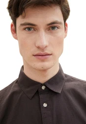 TOM TAILOR Denim Langarmhemd mit Knopfleiste 