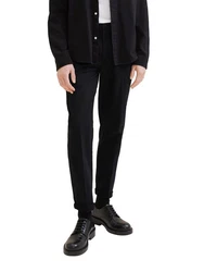 TOM TAILOR Denim Chinohose Schwarz/Grau/Dunkelblau