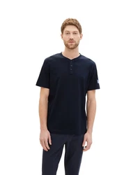 TOM TAILOR Henleyshirt mit Knopfleiste 