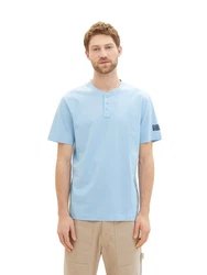 TOM TAILOR Henleyshirt mit Knopfleiste 