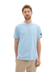 TOM TAILOR Henleyshirt mit Knopfleiste 