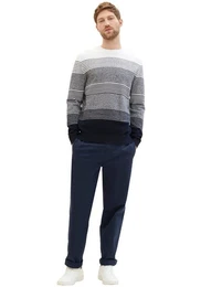 Streifenpullover mit Streifen-Optik