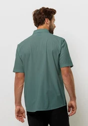 Jack Wolfskin Funktionshemd VANDRA S/S SHIRT Grün/Dunkelgrün