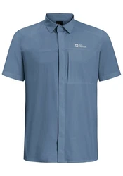 Jack Wolfskin Funktionshemd VANDRA S/S SHIRT Hellblau/Grau/Blau/Pastell