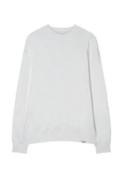 Studio Seidensticker Sweatshirt Langarm Rundhals Weiß/Creme/Grün