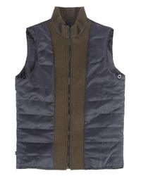 Allthemen Kurzmantel mit abnehmbarer Weste Dunkelgrün/Khaki/Braun/Grau