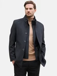 Allthemen Kurzmantel mit abnehmbarer Weste Dunkelblau/Dunkelgrau/Grau