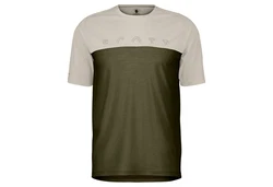 Scott Kurzarmshirt Defined Merino S/sl Tee Herren Dunkelgrün/Khaki
