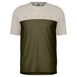 Scott Kurzarmshirt Defined Merino S/sl Tee Herren Dunkelgrün/Khaki