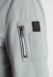 Milestone Steppmantel Popjacke hellgrau
