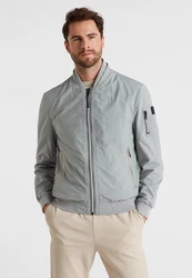 Milestone Steppmantel Popjacke hellgrau