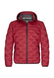 Milestone Steppmantel Popjacke Rot/Dunkelrot/Bordeaux