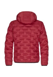 Milestone Steppmantel Popjacke Rot/Dunkelrot/Bordeaux
