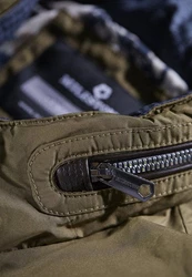 Milestone Steppmantel Popjacke (45) hellkhaki (45)