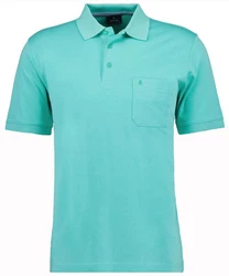 RAGMAN Poloshirt Türkis/Grün/Hellgrün