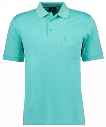 RAGMAN Poloshirt Türkis/Grün/Hellgrün