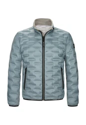 Milestone Steppmantel Popjacke Grau/Blau/Hellblau