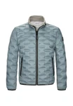 Milestone Steppmantel Popjacke Grau/Blau/Hellblau