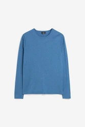 Cinque Rundhalspullover Kurzmantel Hellblau/Blau