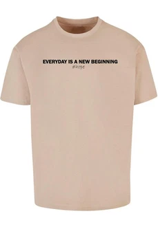 Merchcode T-Shirt Hope Heavy Oversize Tee Beige/Braun/Khaki
