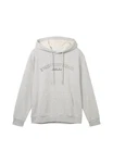 TOM TAILOR Hoodie Kapuzensweatshirt Grau/Silber/Hellgrau