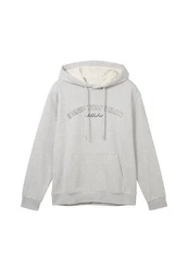 TOM TAILOR Hoodie Kapuzensweatshirt Grau/Silber/Hellgrau