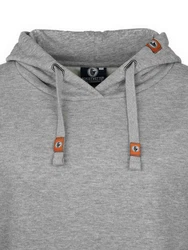 Schietwetter Kapuzenpullover Malte Grau/Hellgrau/Dunkelgrau