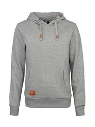 Schietwetter Kapuzenpullover Malte Grau/Hellgrau/Dunkelgrau