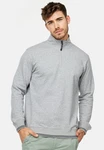 Indicode Strickpullover INNate Grau/Hellgrau