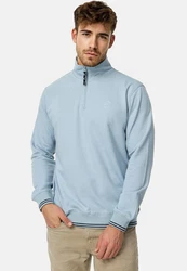 Indicode Strickpullover INNate Hellblau/Grau/Blau/Türkis