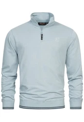 Indicode Strickpullover INNate Hellblau/Grau/Blau/Türkis