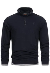 Indicode Strickpullover INNate Dunkelblau/Blau