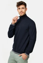 Indicode Strickpullover INNate Dunkelblau/Blau