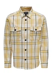 ONLY & SONS Langarmhemd Milo Gelb/Creme
