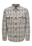 ONLY & SONS Langarmhemd Milo Lila/Grau/Dunkelblau/Beige/Hellgrau