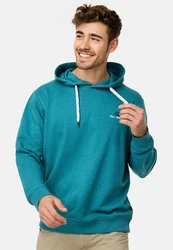 Indicode Kapuzenpullover INMorey Blau/Türkis/Grün