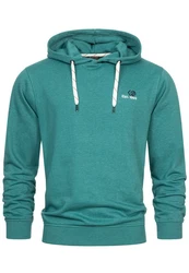 Indicode Kapuzenpullover INMorey Blau/Türkis/Grün