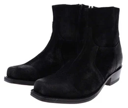 5200 Serraje Schwarz Westernstiefelette Rahmengenhter Herren Lederstiefelette