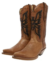 5514 CUERVO Braun Cowboystiefel Herrenstiefel