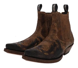 1931 HARRIER Braun Westernstiefelette Rahmengenhte Herren Westernstiefelette