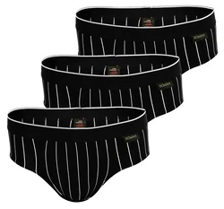 Cotton Prime Slip Schwarz/Dunkelgrün/Dunkelbraun/Dunkelblau/Gelb