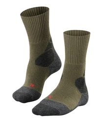 FALKE Wandersocken TK-X Expedition Dunkelgrün/Khaki/Braun