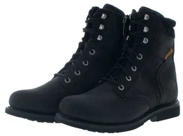 D97025 Herren Schnrstiefel Schwarz Bikerboots CE zertifiziert
