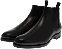 TOM 10615 Schwarz Stiefelette Rahmengenhter Herren Chelsea Boot