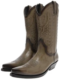 1920 Westernstiefel Braun Cowboystiefel Rahmengenht