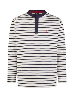 Wind sportswear Longsweatshirt Herren Longsleeve mit Knopfleiste Rot/Dunkelblau/Creme Wind sportswear Longsweatshirt Herren Longsleeve mit Knopfleiste Rot/Dunkelblau/Creme