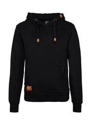 Schietwetter Kapuzenpullover Malte Schwarz